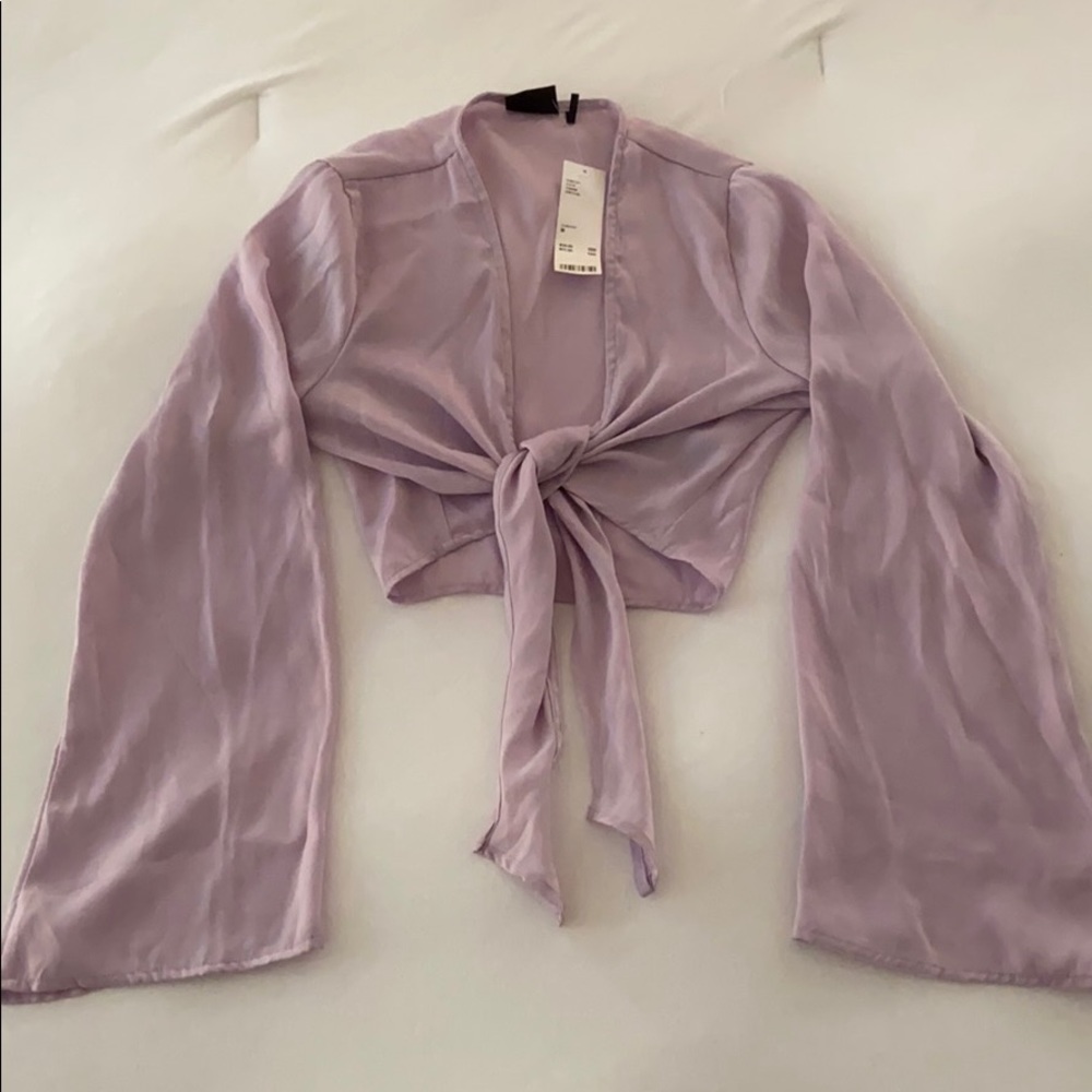 Urban Outfitters Lilac Crop Top M